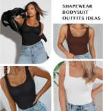 FeelinGirl Bodysuit for Women Tummy Control Seamless Fashion Thong Tops Short/Half/Short Puff/Long Puff Sleeve - Image 6